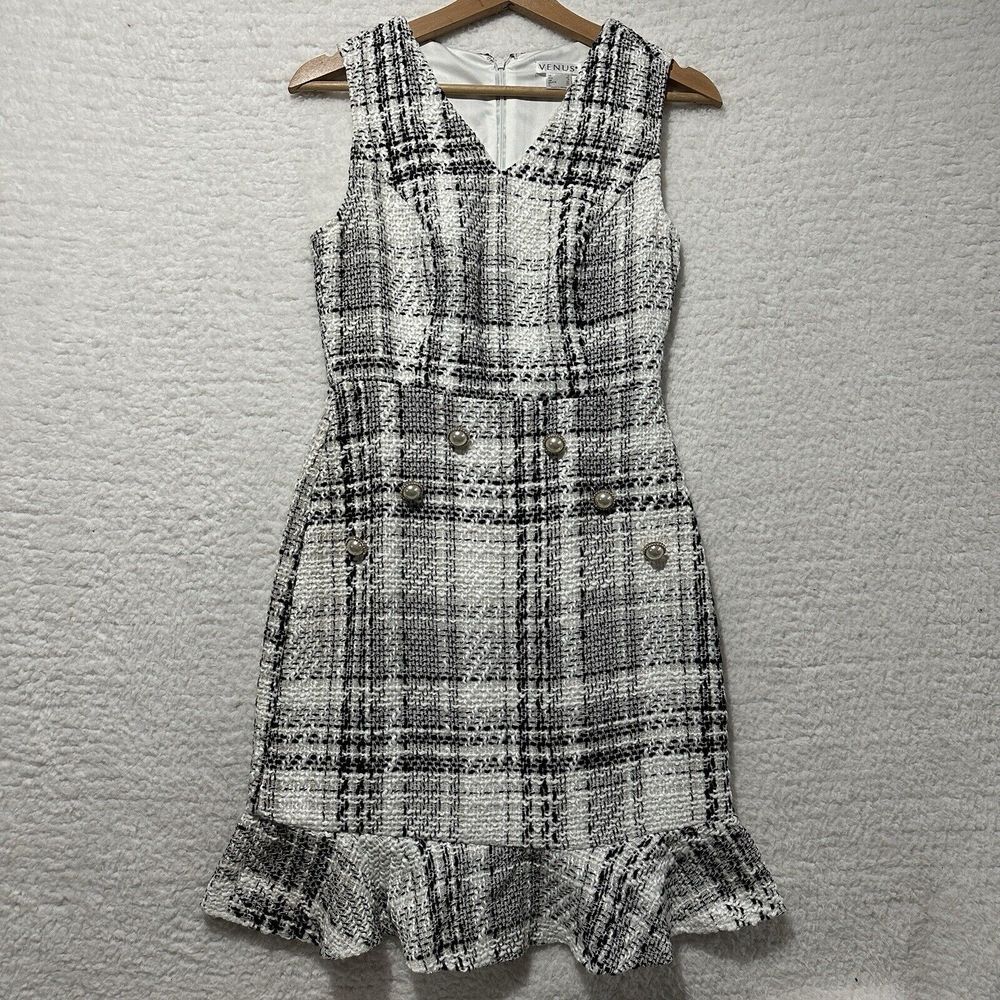 Venus Women's Black & White Dress Size 2